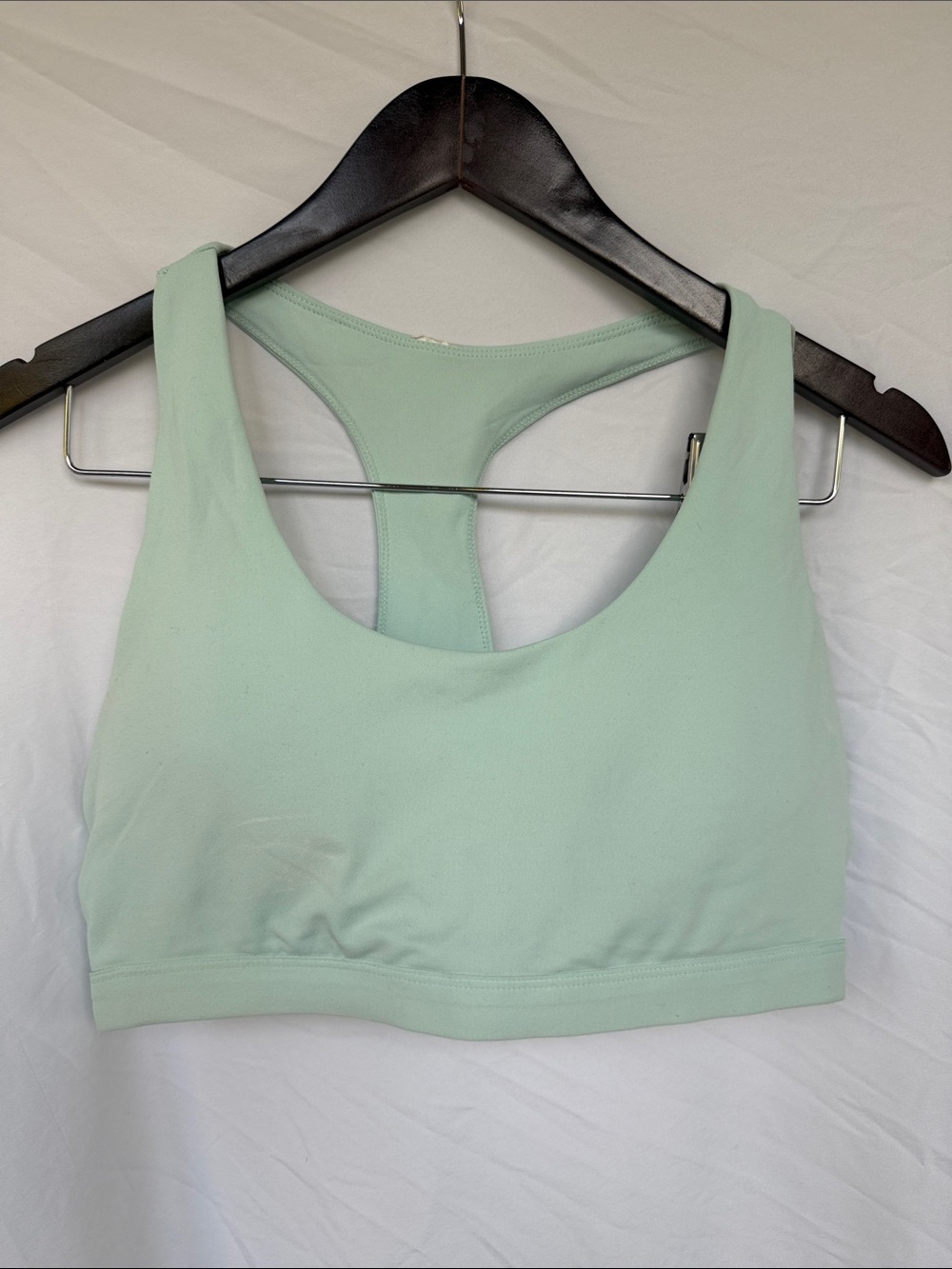 Fabletics Light Mint Racerback Sports Bra - Picture 2 of 5